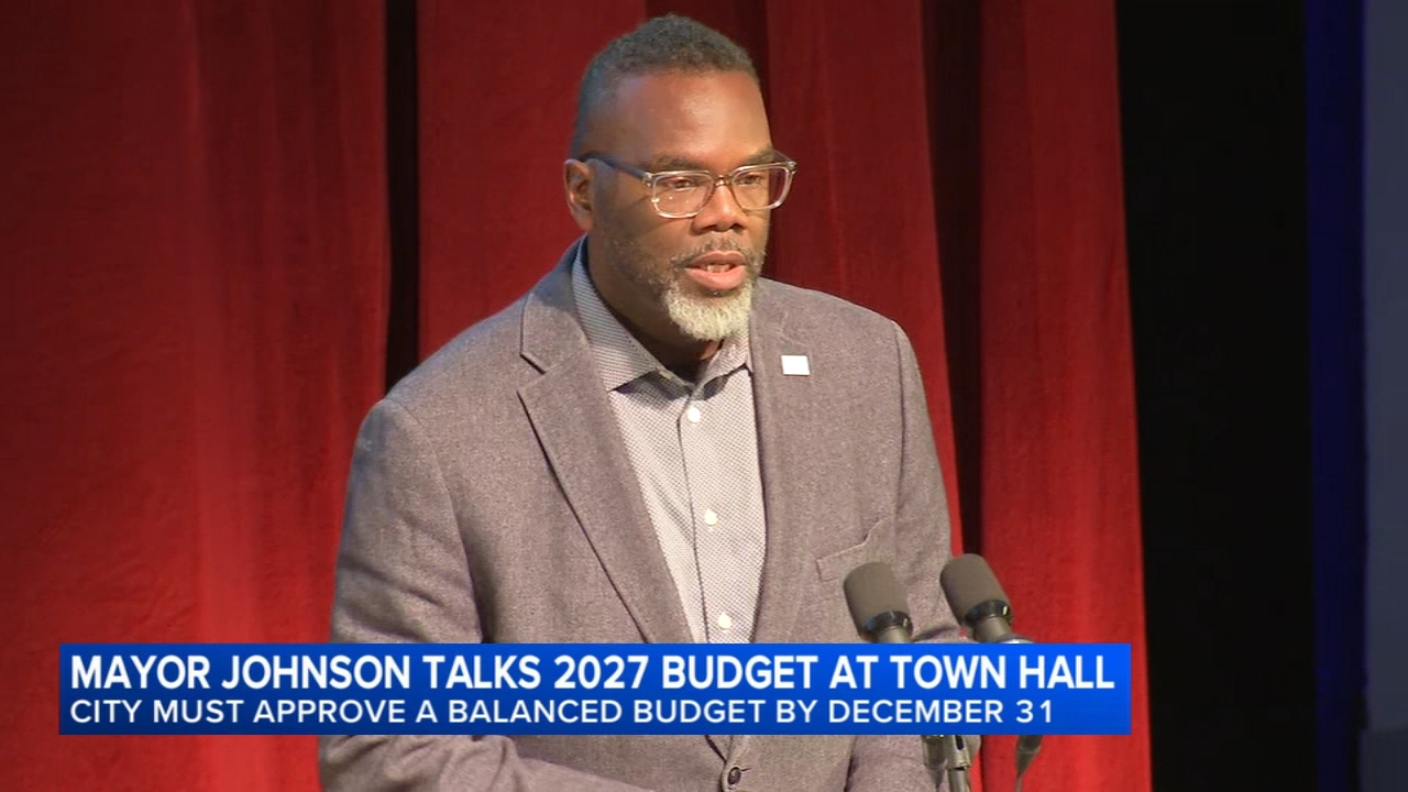 Mayor Johnson defends proposed $17 billion Chicago budget at West Side town hall
— ABC7 Chicago (WLS-TV)
