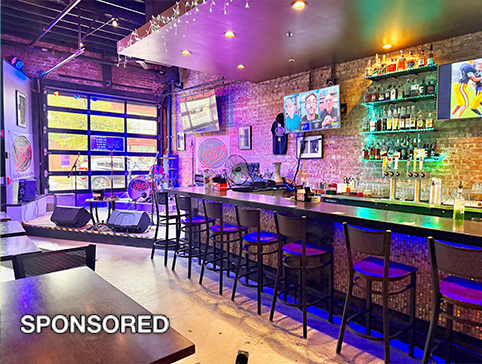 Johnny's Blitz Bar & Grill in Westmont, a tribute to Muddy Waters' blues legacy.